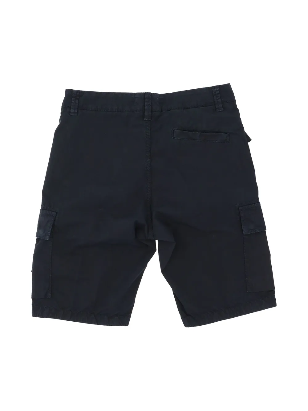 Stone Island Junior Button Detailed Logo Patch Shorts
