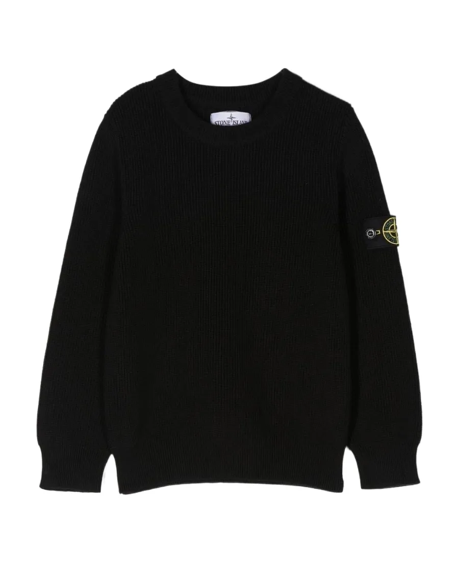 Logo-Patch Sleeve Sweatshirt