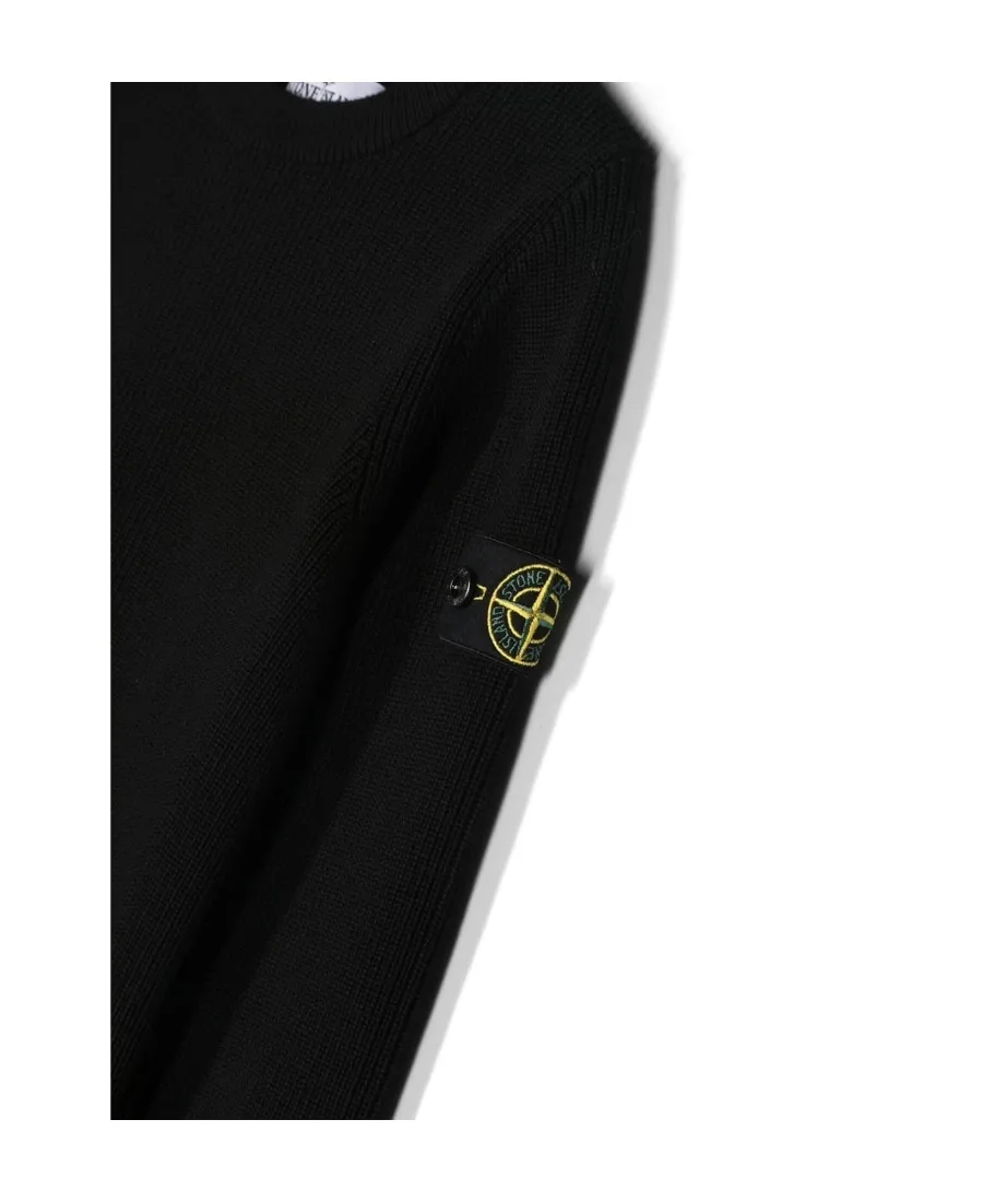 Logo-Patch Sleeve Sweatshirt
