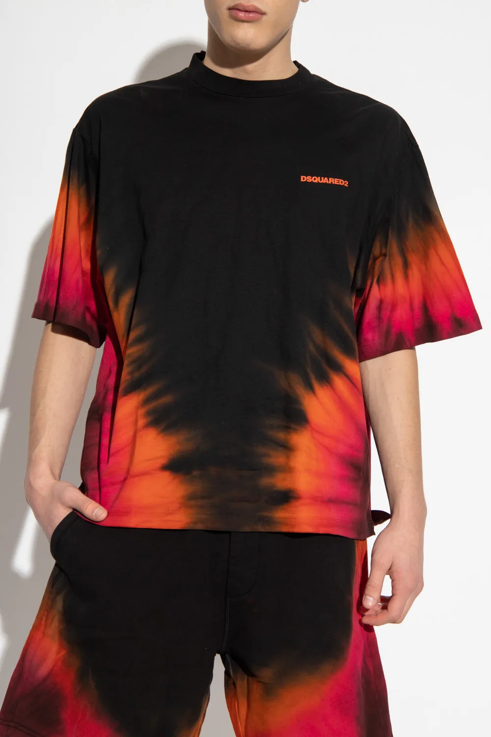 Dsquared2 Tie-Dyed Crewneck T-Shirt