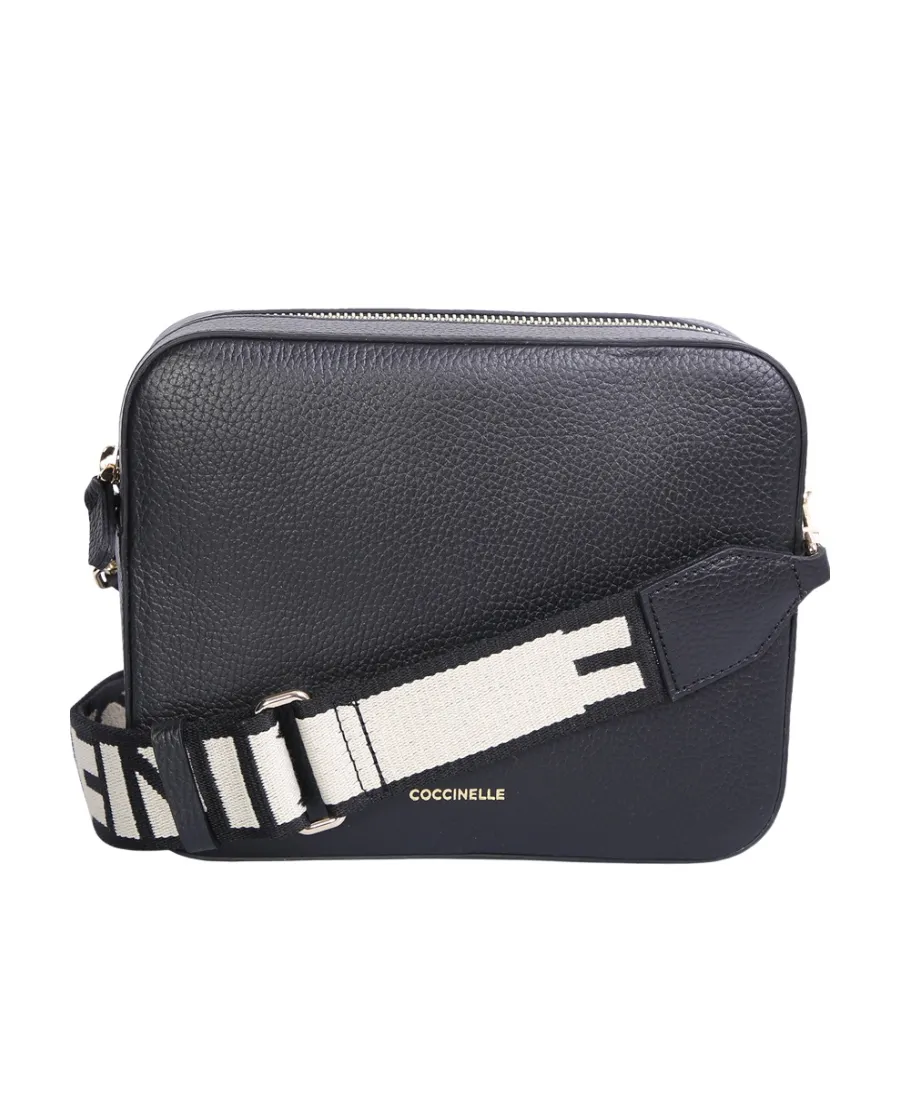 Coccinelle Tebe Logo Stamp Small Shoulder Bag