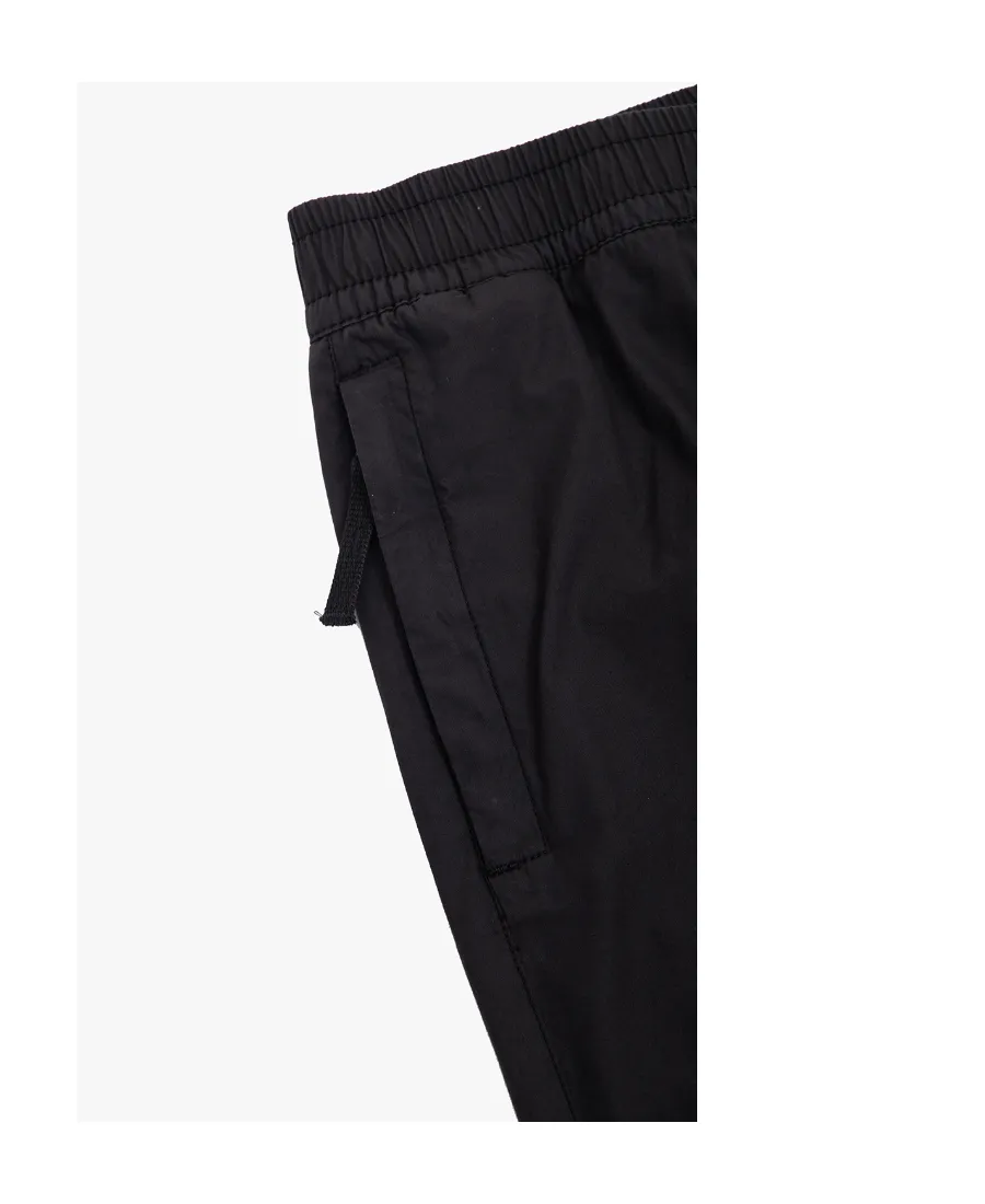 Compass-Motif Cotton Trousers