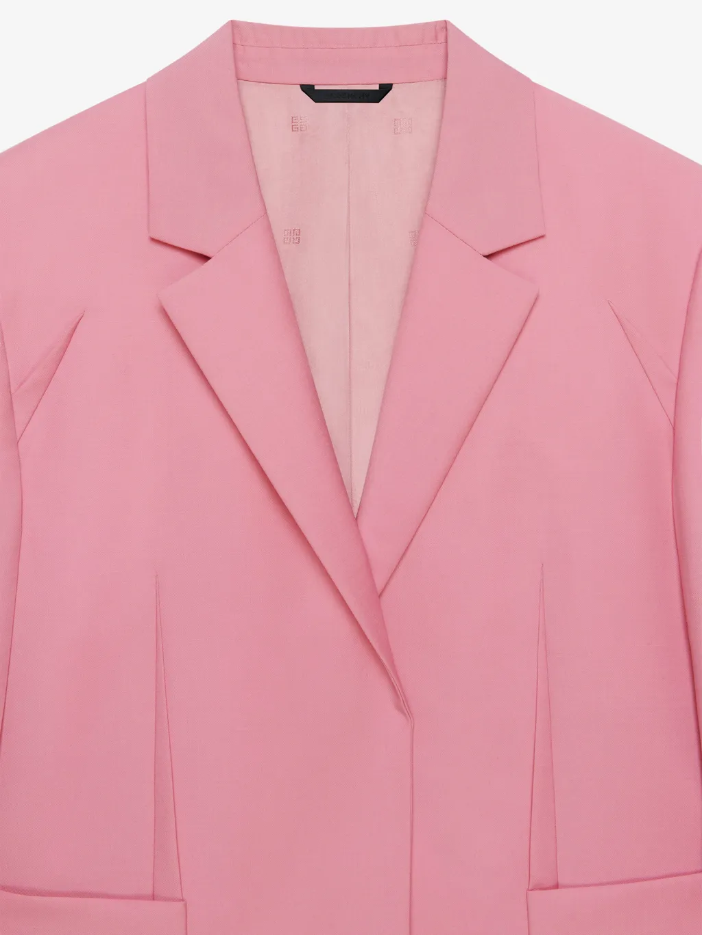 Oversized Dart Jacket In Wool And Mohair