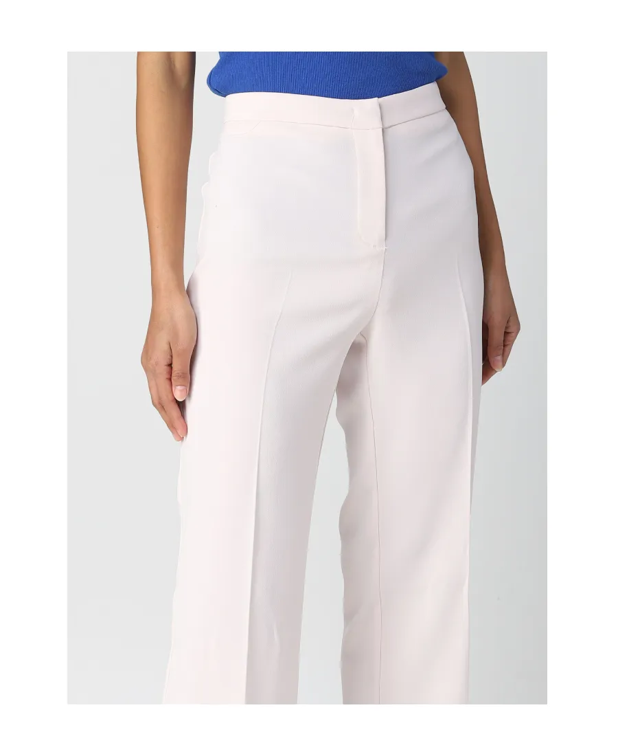 Pinko High-Waist Straight-Leg Trousers