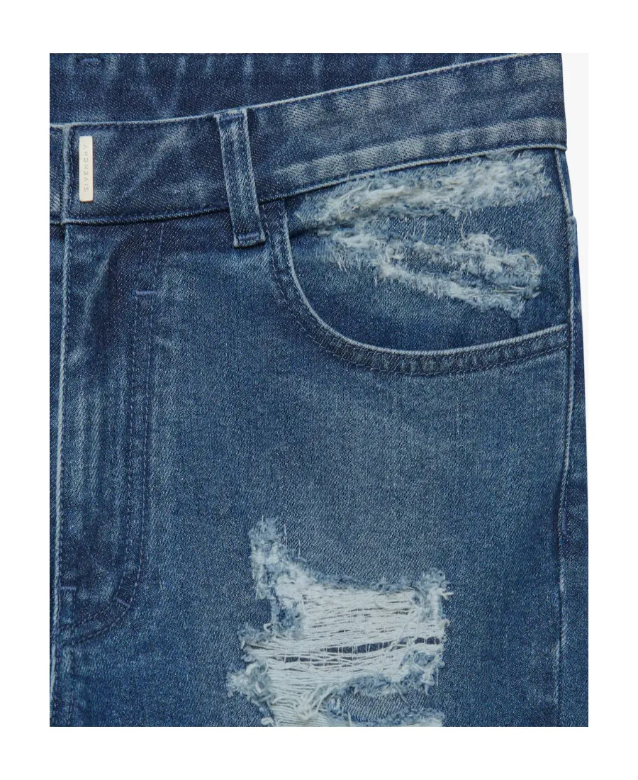 Givenchy Slim Fit Destroyed Jeans
