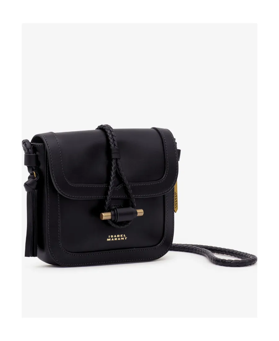 Isabel Marant Vigo Flap Logo Detailed Crossbody Bag