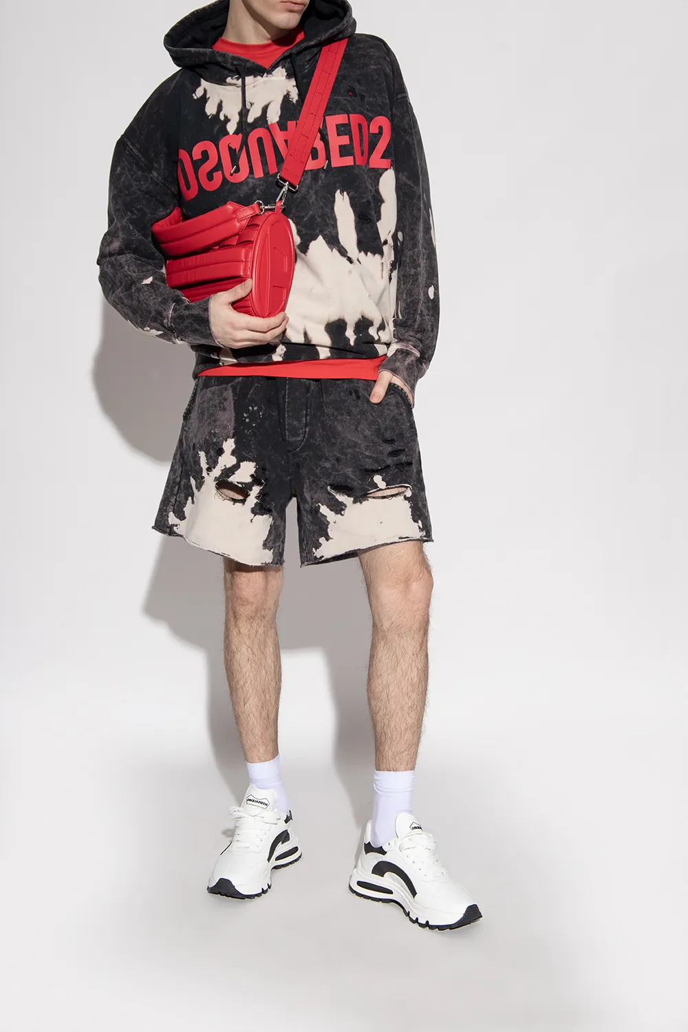Dsquared2 Colour-Block Chunky Lace-Up Sneakers