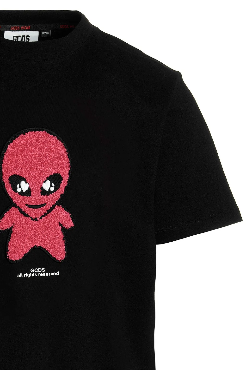 Gcds Weirdo Logo Printed Crewneck T-Shirt
