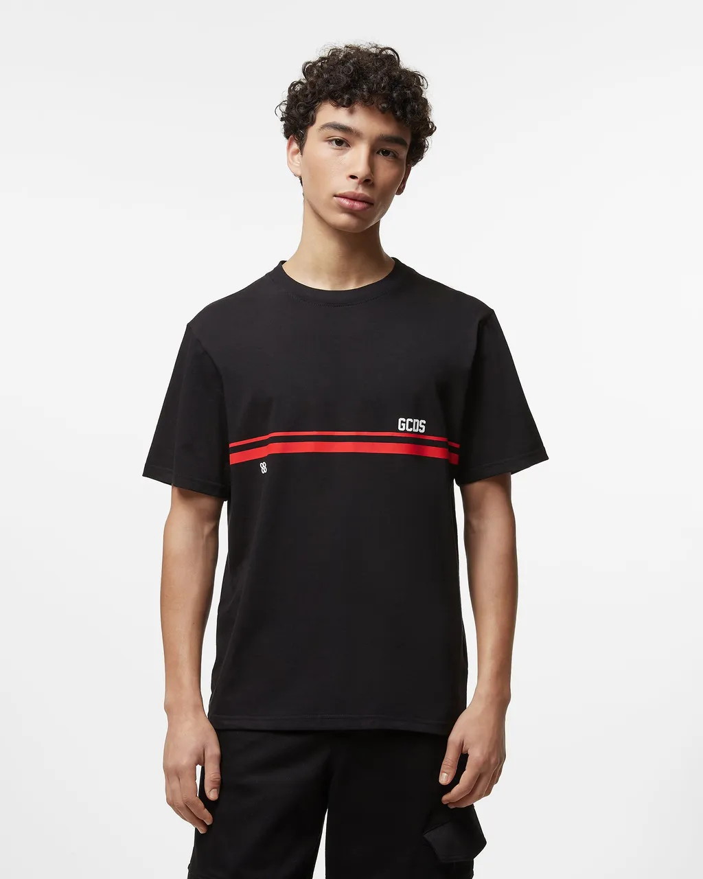 Gcds Logo Printed Crewneck T-Shirt