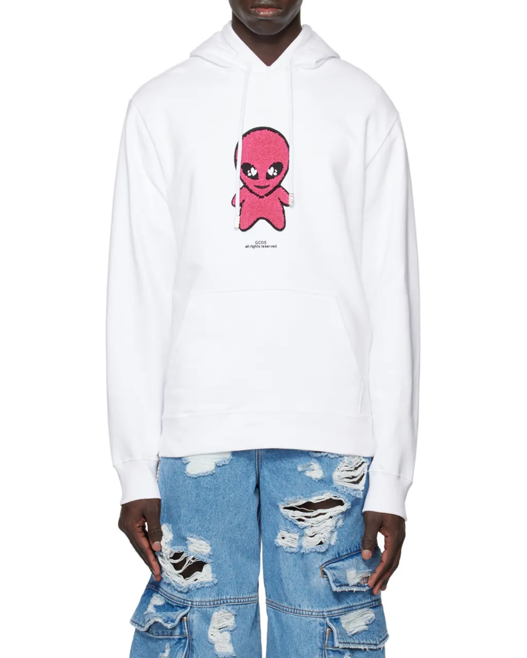 Gcds Weirdo Drawstring Hoodie