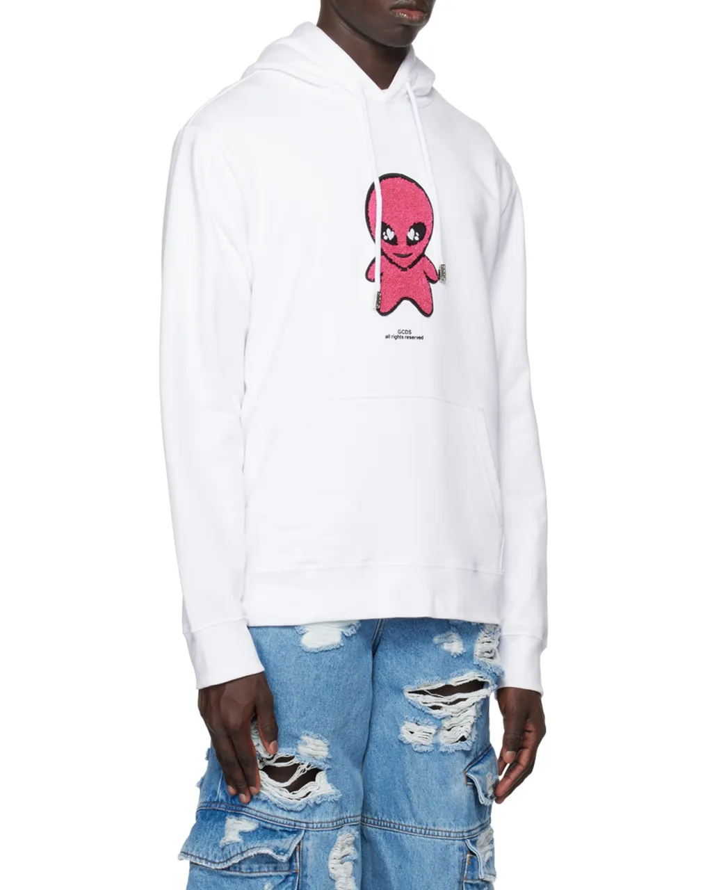 Gcds Weirdo Drawstring Hoodie