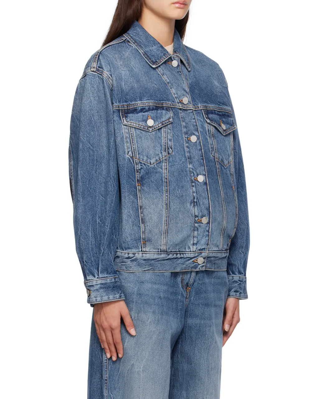Logo-Patch Denim Jacket