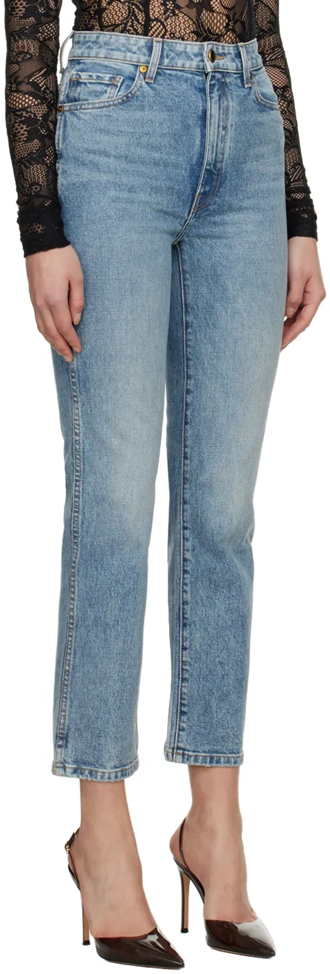 Khaite Abigail High Waist Jeans