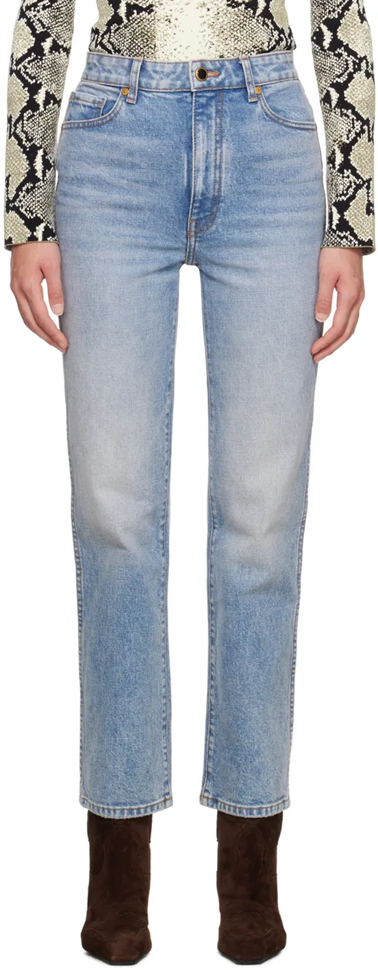 Khaite Abigail High Waist Jeans