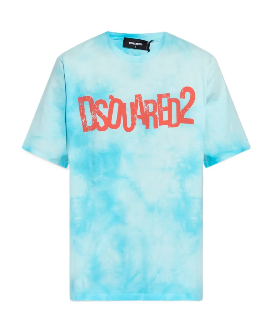 Dsquared2 Tie-Dyed Crewneck T-Shirt