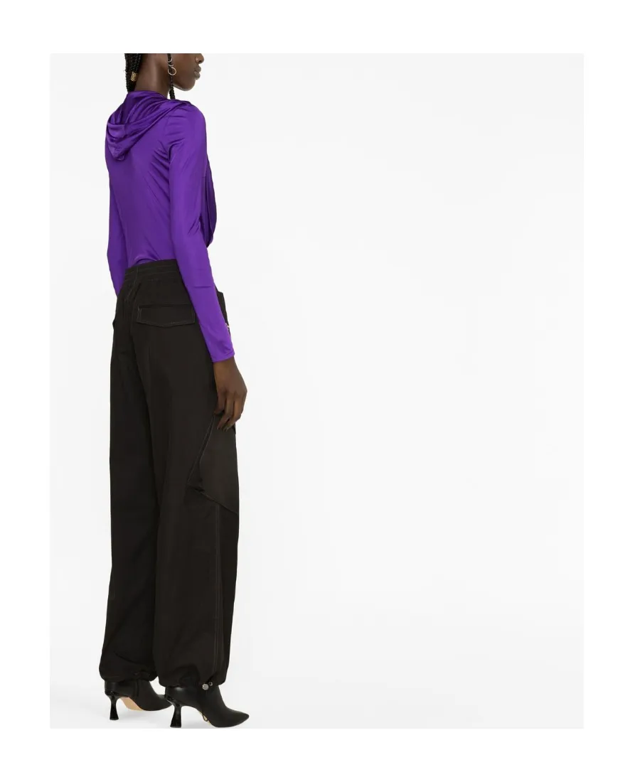 Cowl Neck Long-Sleeve Bodysuit