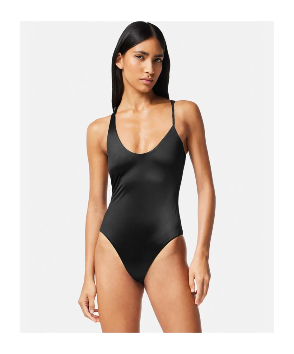 Asymmetric Cut-Out Swimsuit
