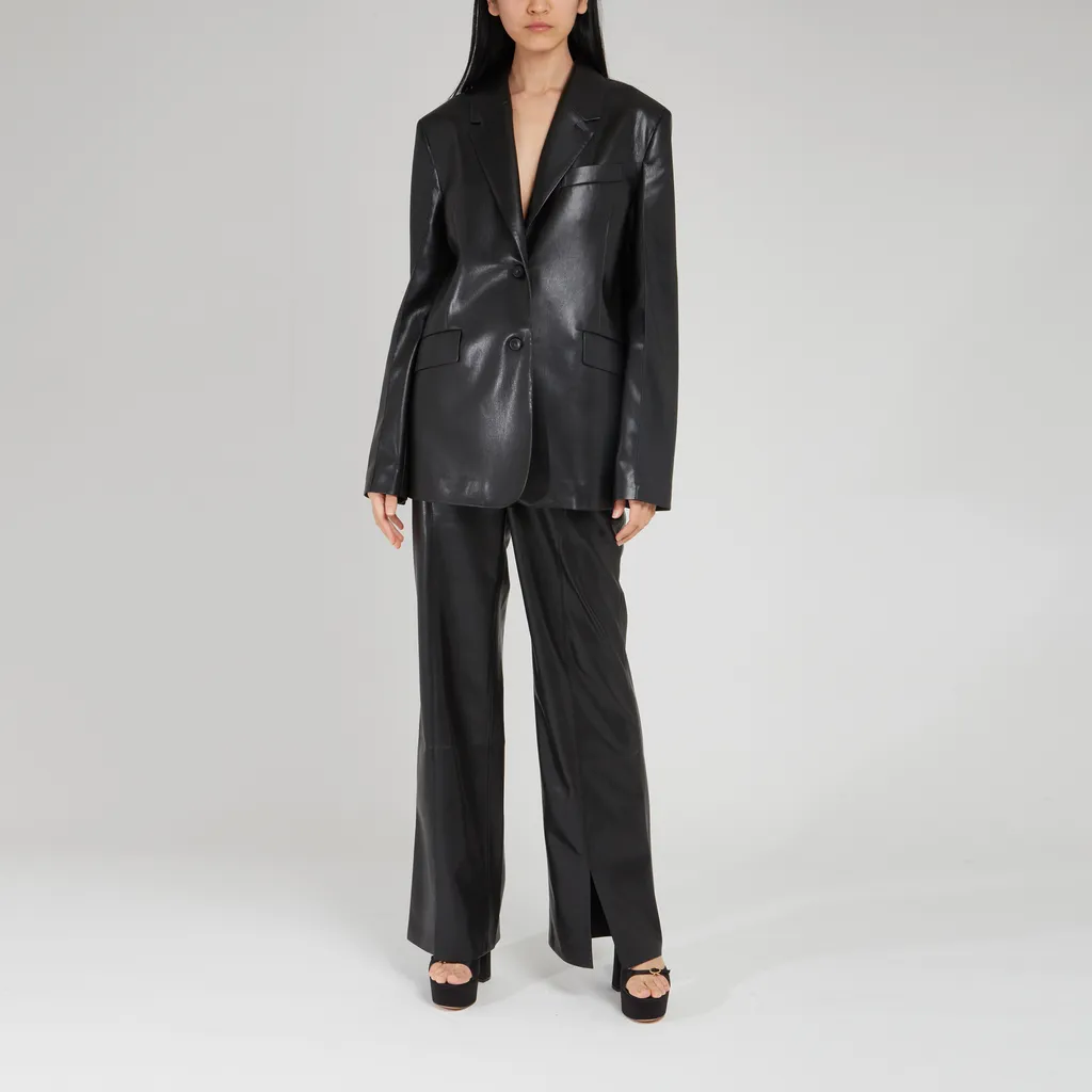 Single-Breasted Long-Sleeved Jacket