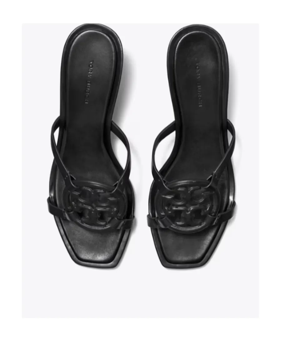 Tory Burch Logo Detailed Heeled Sandals
