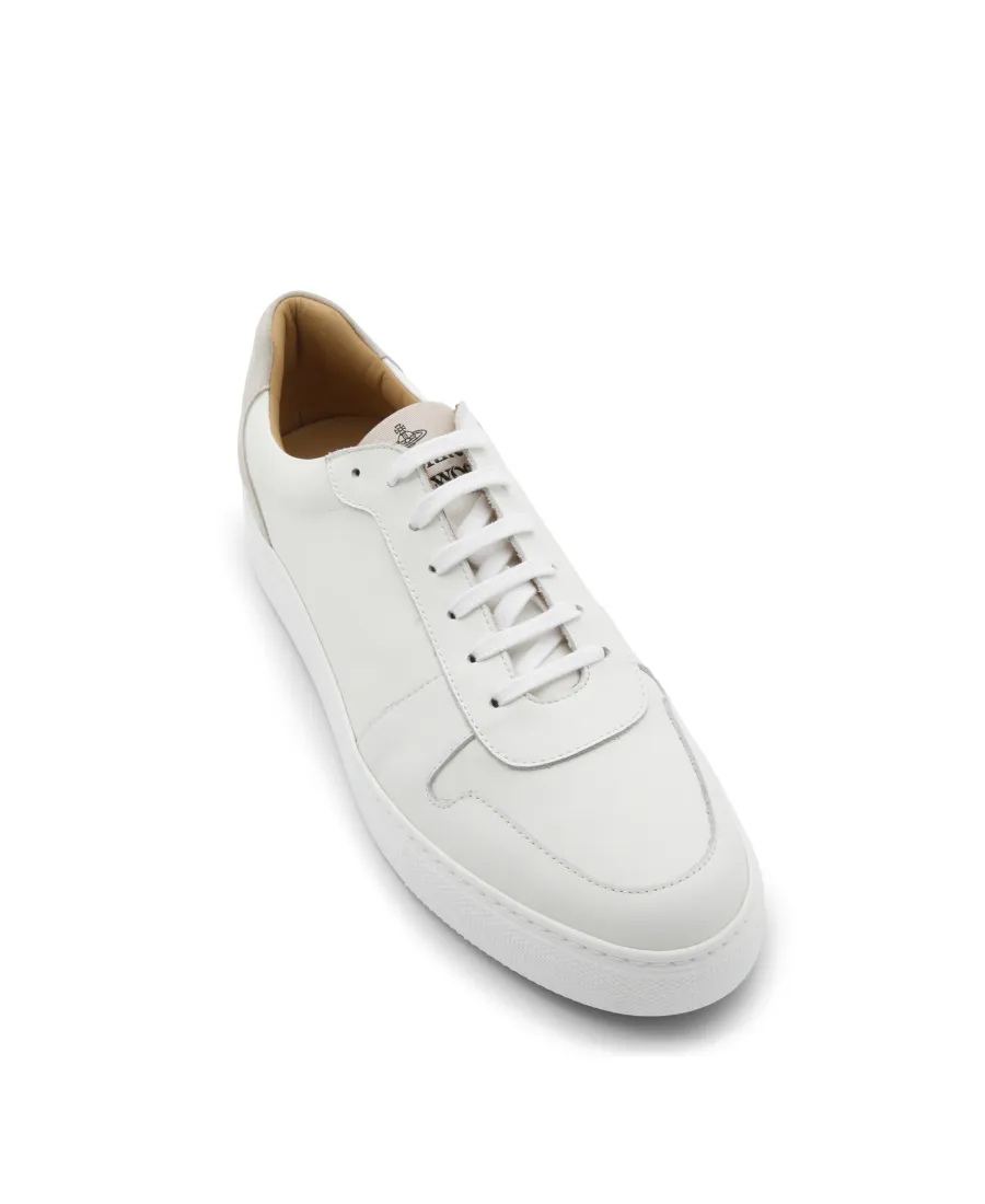 Logo-Print Calf Leather Sneakers