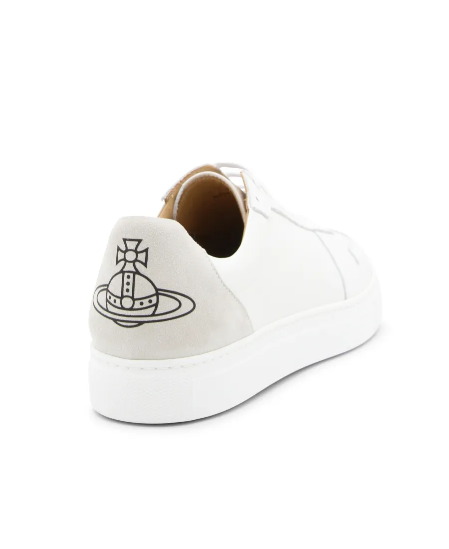 Logo-Print Calf Leather Sneakers