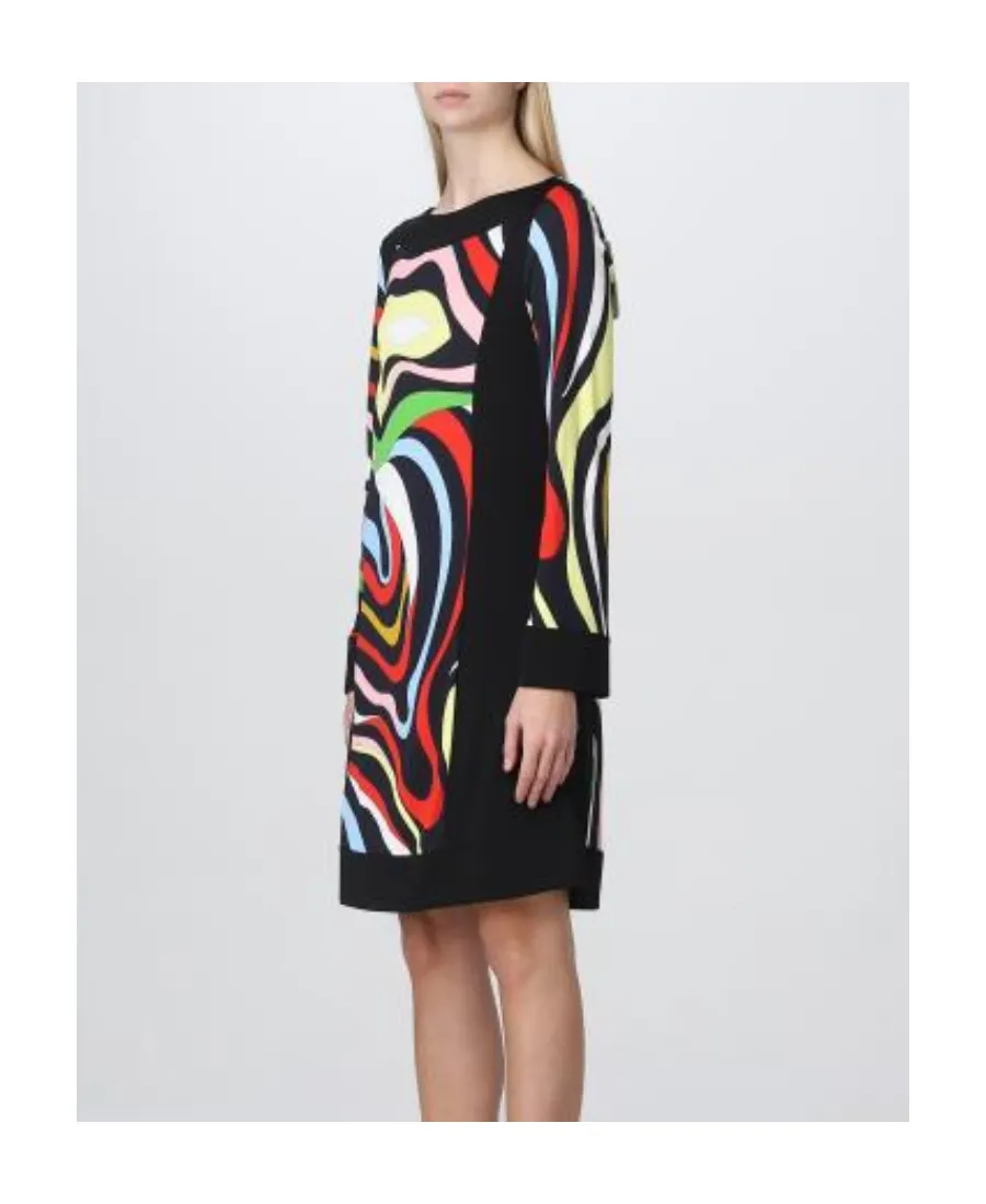 Marmo-Print Mini Dress
