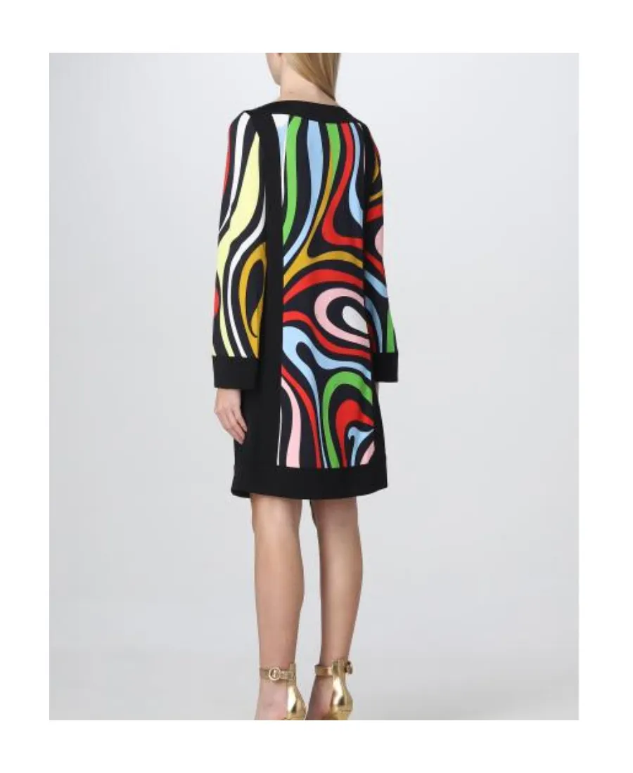 Marmo-Print Mini Dress