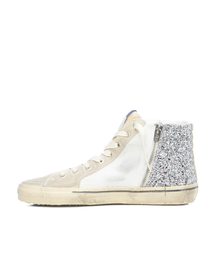 Golden Goose Deluxe Brand Embellished Lace-Up Sneakers
