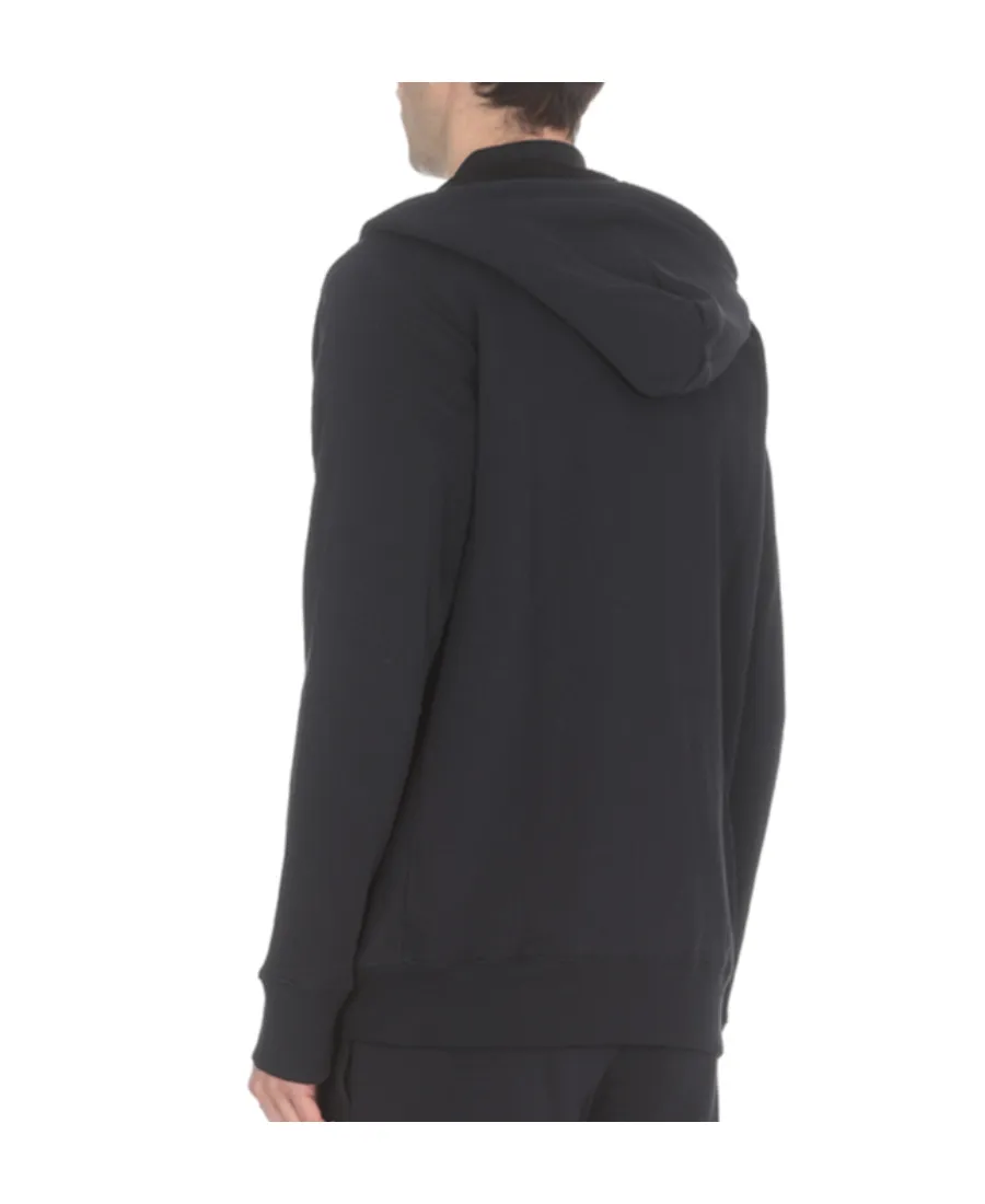 Ps Paul Smith Zebra Patch Zipped Drawstring Hoodie