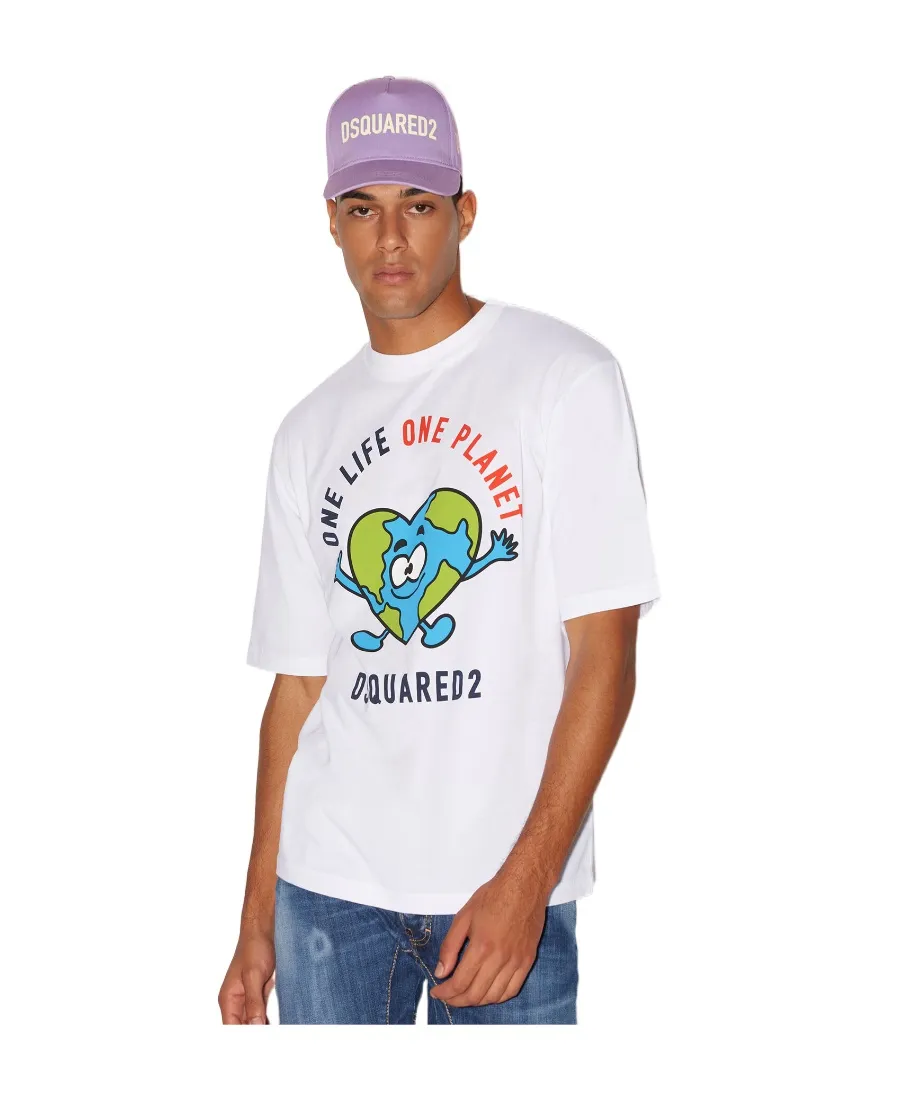 Graphic Slogan-Print T-Shirt