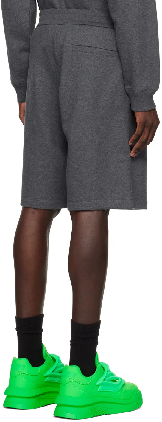Logo-Print Cotton Knee-Length Shorts