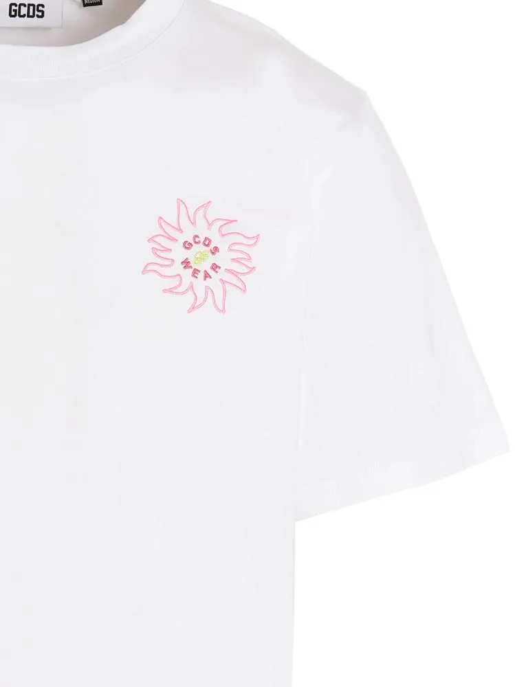 Gcds Surfing Weirdo Printed Crewneck T-Shirt