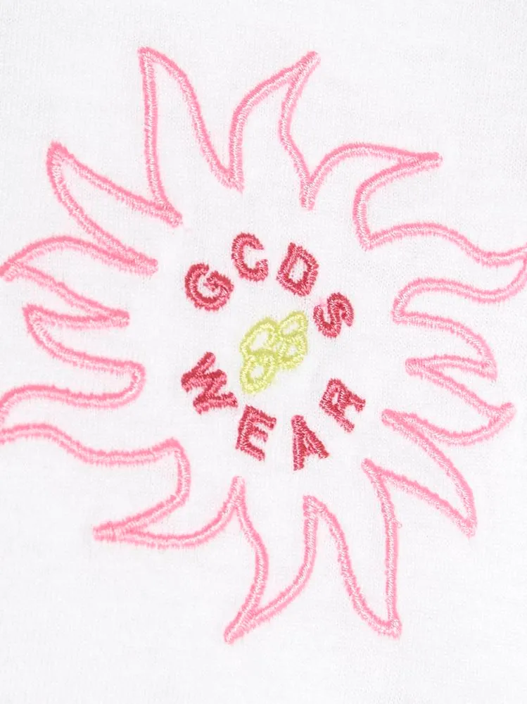 Gcds Surfing Weirdo Printed Crewneck T-Shirt