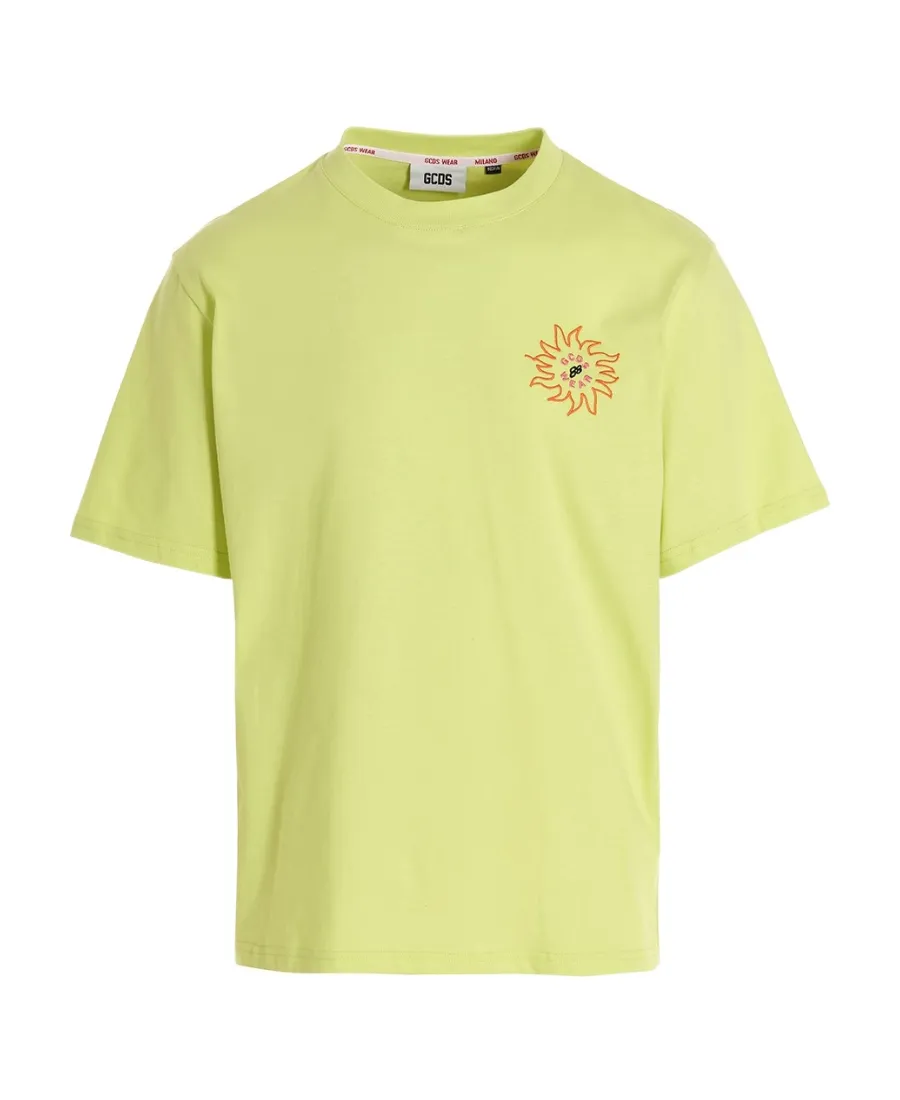 Gcds Surfing Weirdo Printed Crewneck T-Shirt