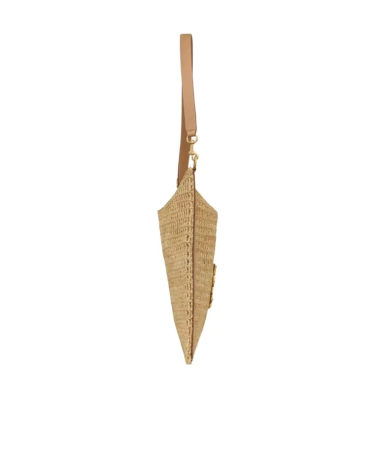 Saint Laurent Oxalis Logo Plaque Shopping Bag