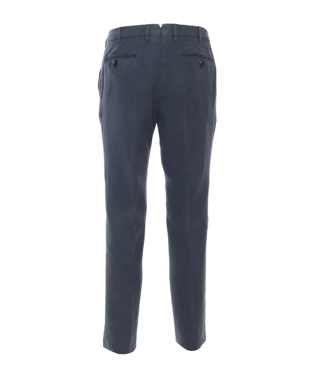 Pt Torino Slim Stretch Gabardine Trousers