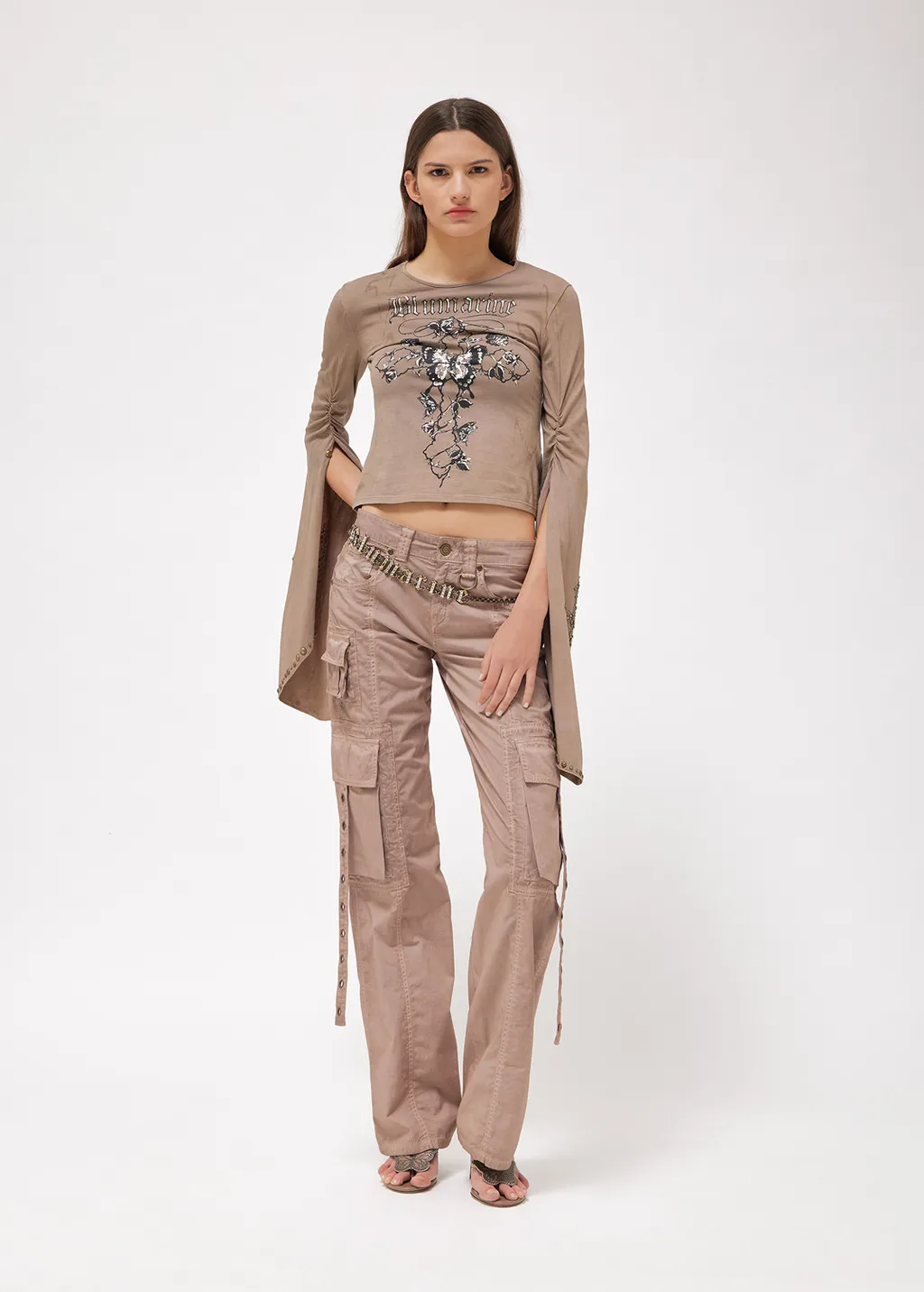 Low-Rise Cargo Trousers