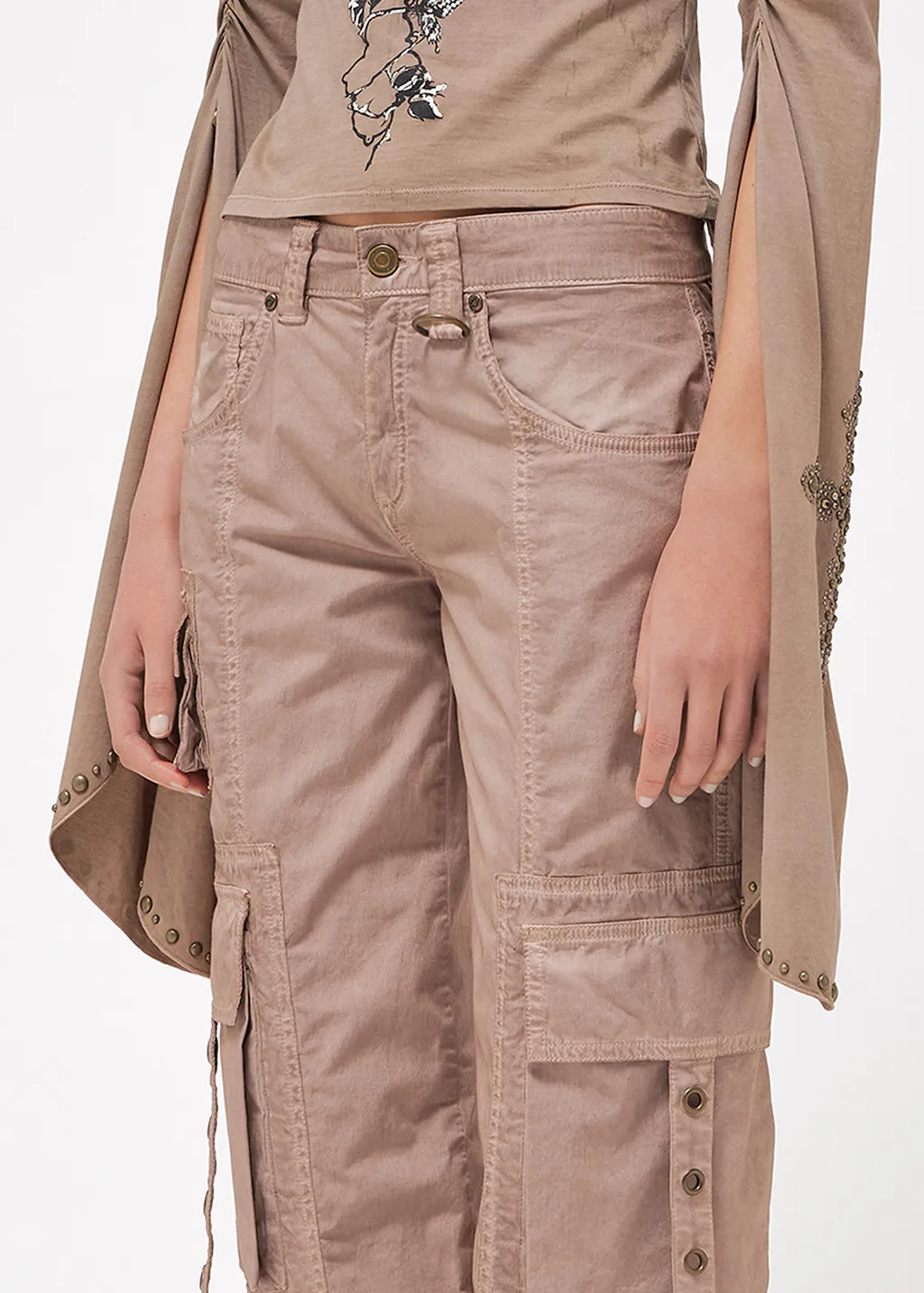 Low-Rise Cargo Trousers
