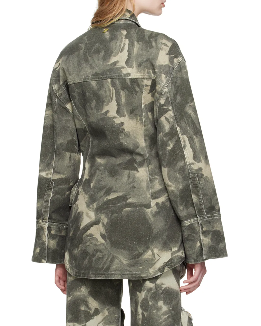 Jean Camouflage-Print Jacket