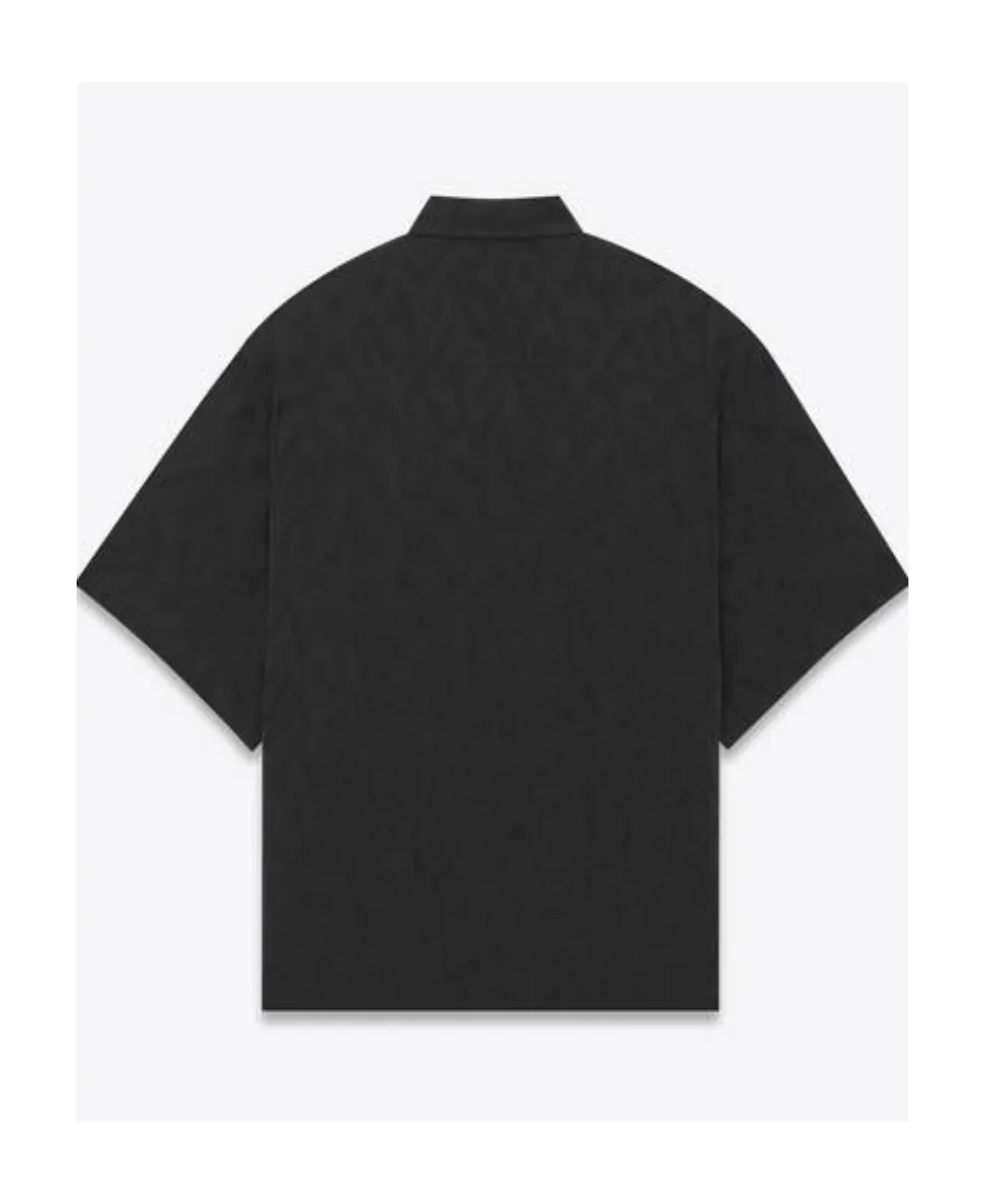 Saint Laurent Oversize Short-Sleeved Shirt