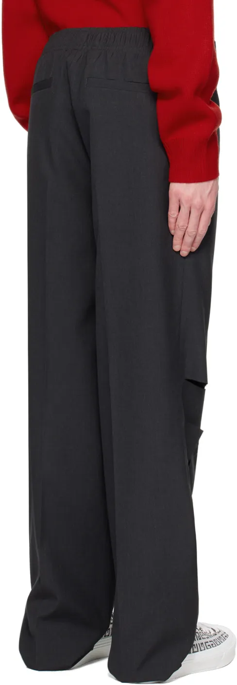 Givenchy Worn Effect Straight-Leg Trousers