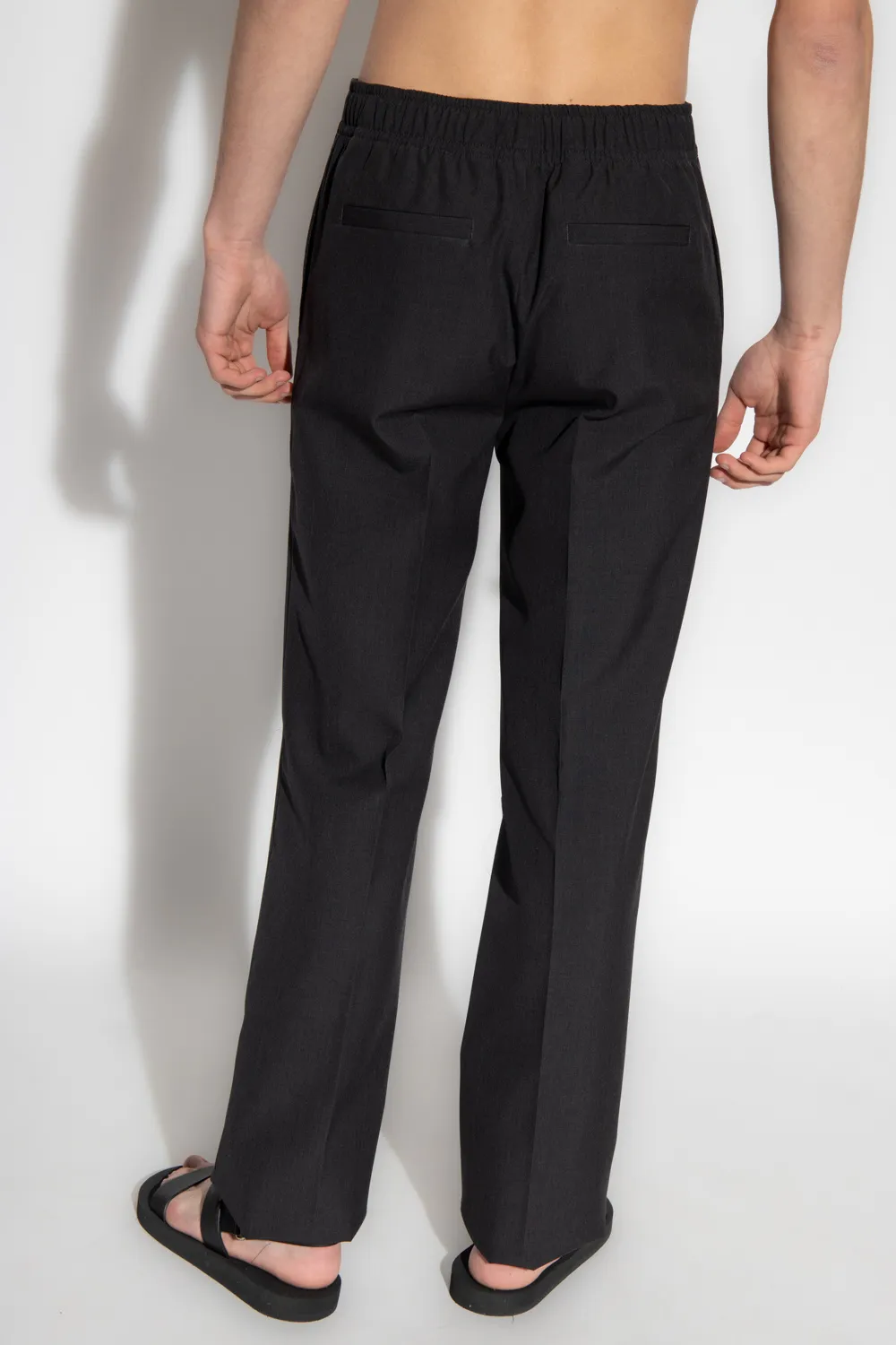 Givenchy Worn Effect Straight-Leg Trousers