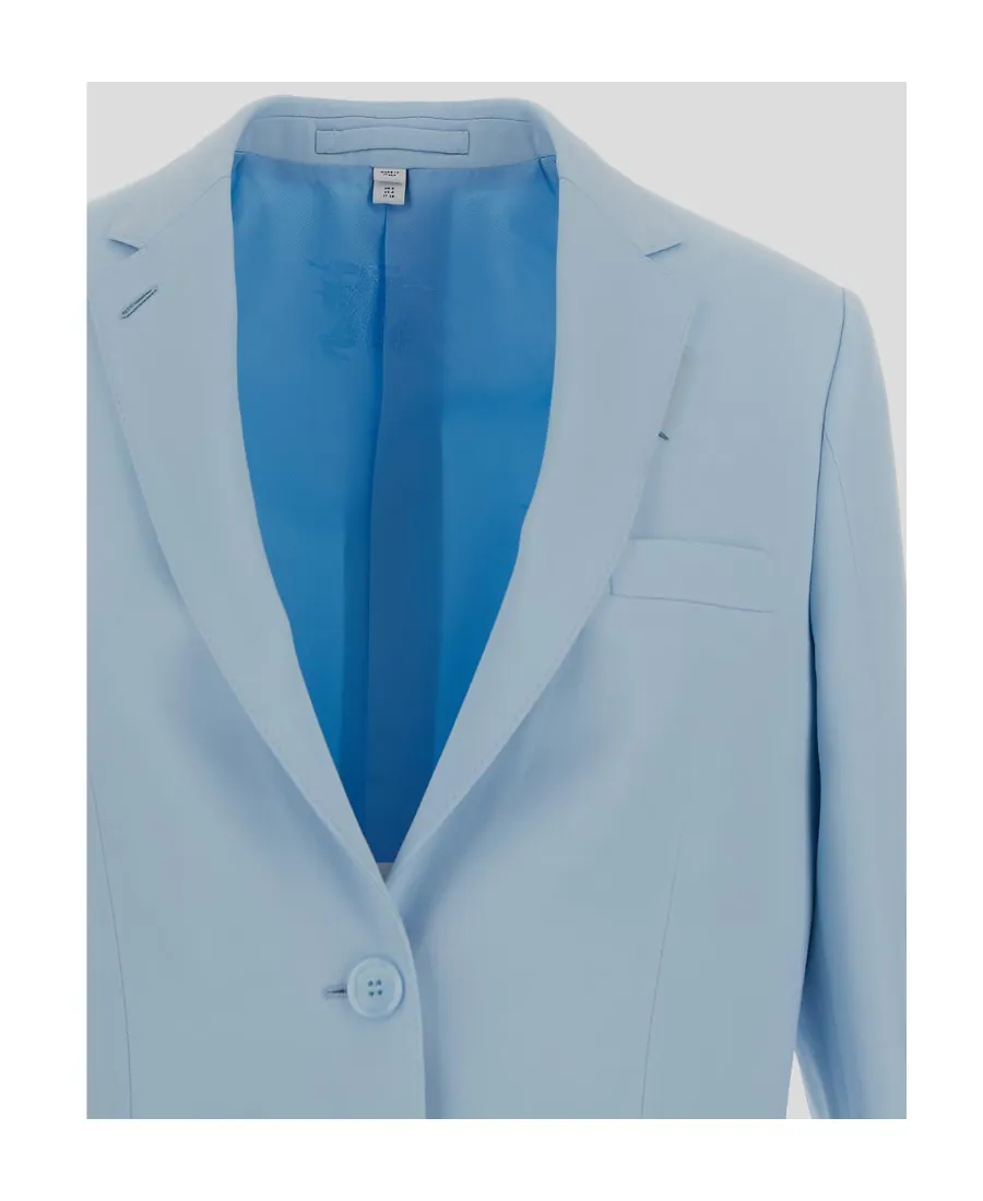 Burberry Single Breasted Tailored Blazer