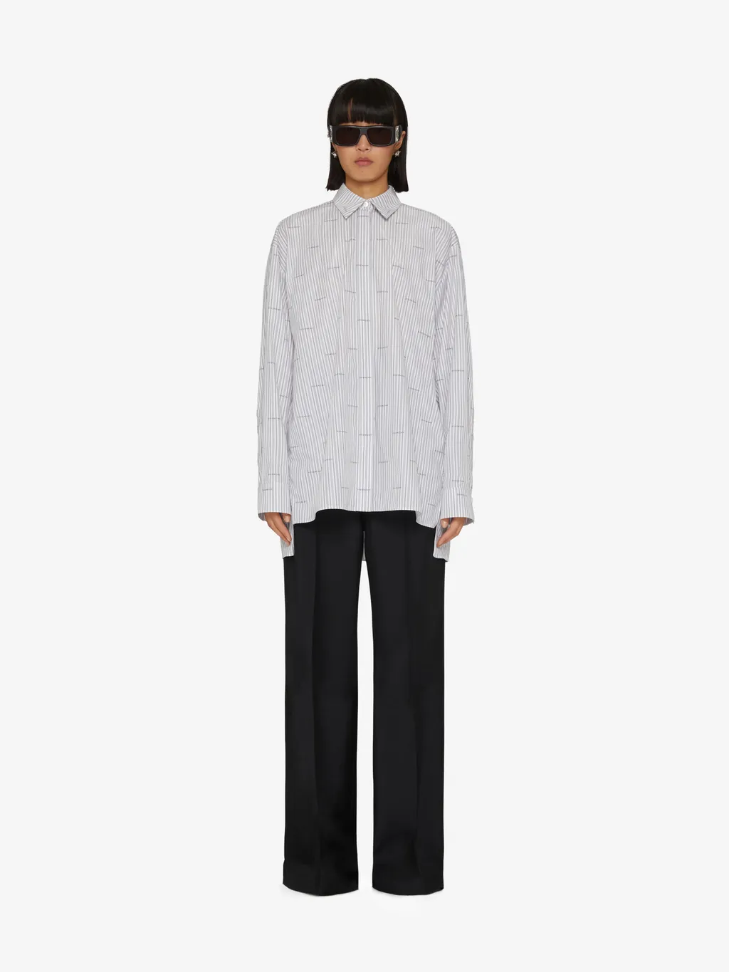 Givenchy	Allover 4G Patterned Oversized Shirt