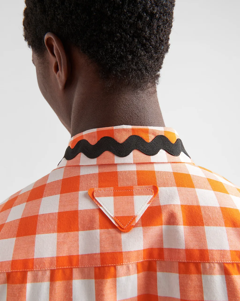 Prada Check-Printed Buttoned Shirt