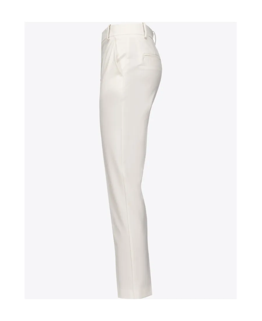 Pinko Straight-Leg Cropped Tailored Trousers
