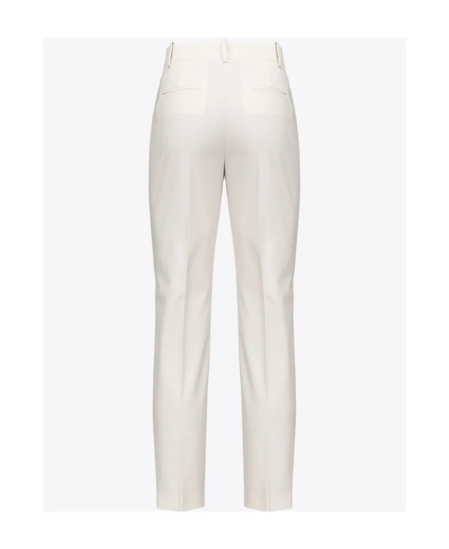Pinko Straight-Leg Cropped Tailored Trousers