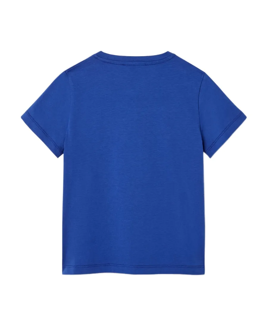 Versace Kids Logo Flocked Crewneck T-Shirt