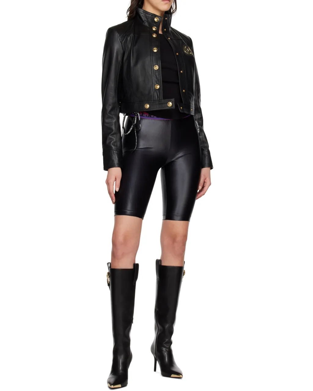 Lace-Up Halterneck Top