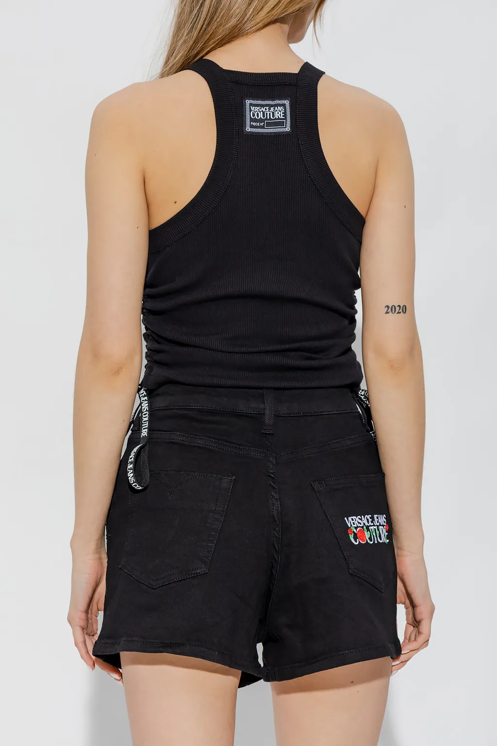 Lace-Up Halterneck Top